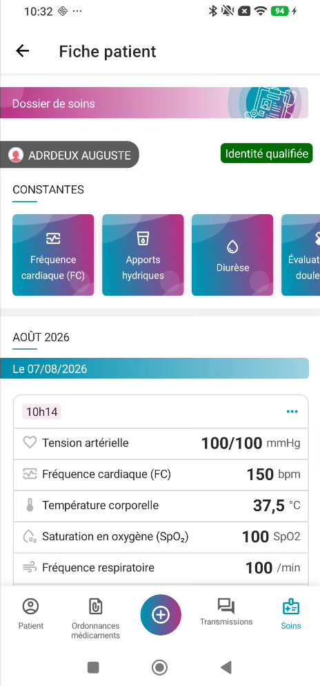 Pathologies du patient