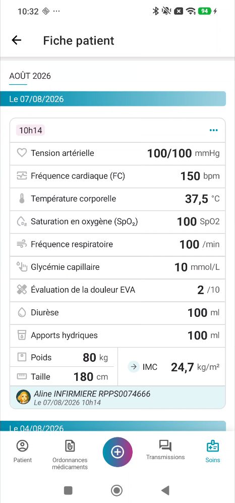 Allergies du patient